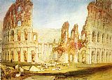 Joseph Mallord William Turner Rome The Colosseum painting
